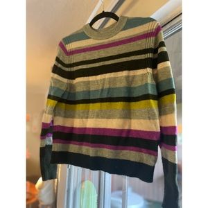 A New Day Striped Colorful Sweater